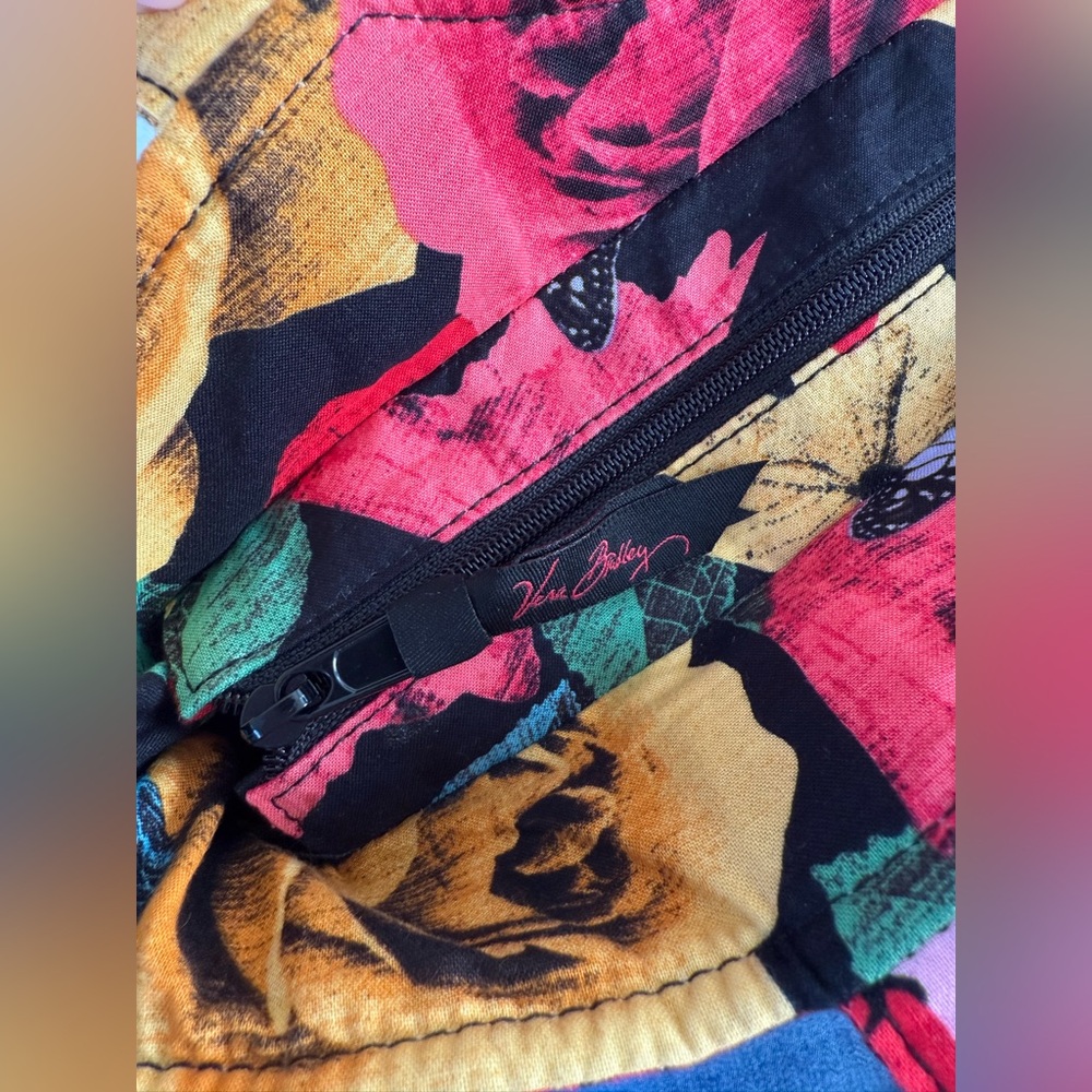 Vera Bradley Glenna in Havana Rose retired pattern satchel bag - Picture 5 of 8